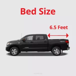 Bed size 6.5 feet
