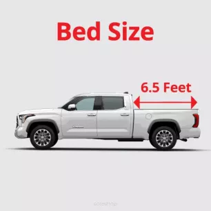 Bed size 6.5 feet