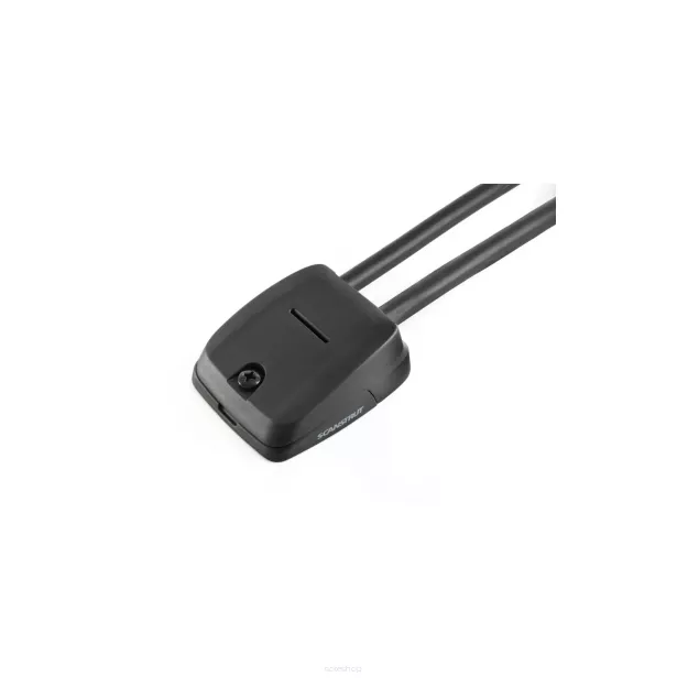 Poziome przejście dachowe, podwójne, dla kabli 6–10 mm, czarne