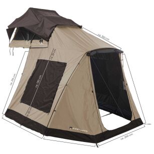 Aneks do namiotu LITTLE BAMBOO gen2 125 - kawa